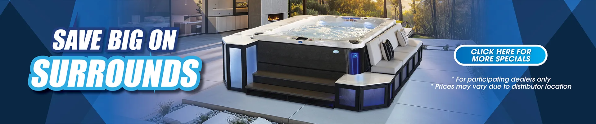 Calspas hot tub being used in a family setting - Fall River